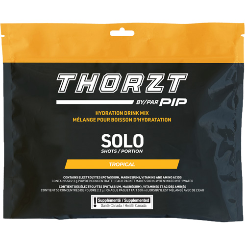 THORZT Sugar-Free Solo Shot Hydration Drink Mix, Single Serve, Tropical GTA Hardware Inc