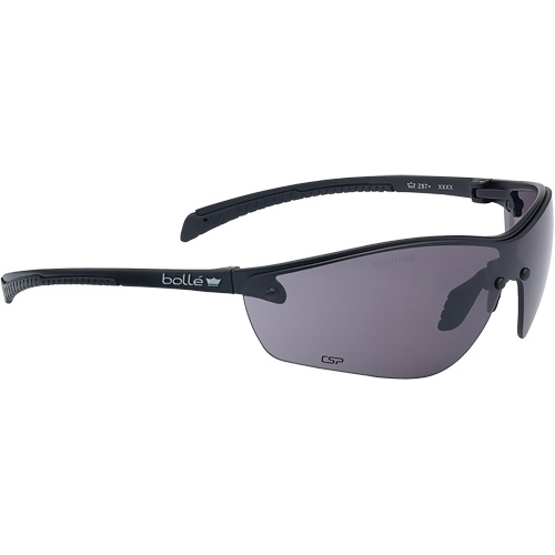 Lunettes de s&eacute;curit&eacute; BSSI Silium+, Lentille Gris/Fum&eacute;e, Antibu&eacute;e/Anti-&eacute;gratignures, ANSI Z87+ GTA Hardware Inc