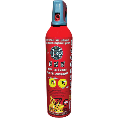 Extincteur Hero 911 sans PFAS, ACK, Capacit&eacute; 750 ml GTA Hardware Inc