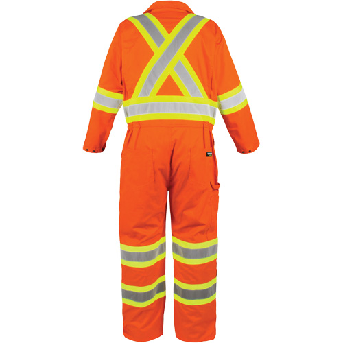 High-Visibility Unlined Coveralls, Medium, High Visibility Orange GTA Hardware Inc