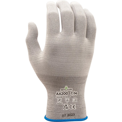 Gants AX200 ESD, Nylon, Calibre 18, 7/Moyen GTA Hardware Inc