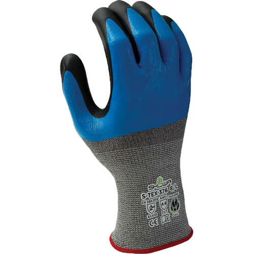 376 Cut-Resistant Gloves, 6/Small, Nitrile/Foam Nitrile Coating, 13 Gauge, Polyester/Stainless Steel Shell GTA Hardware Inc