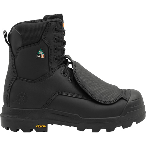 Bottes de travail Vulcan avec protecteur m&eacute;tatarsien &agrave; l'ext&eacute;rieur, Cuir, Taille 6, Imperm&eacute;able GTA Hardware Inc