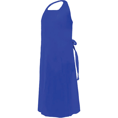 Tablier CoverMe avec encolure d&eacute;coup&eacute;e, Polyur&eacute;thane, 45" lo x 35" la, Bleu GTA Hardware Inc