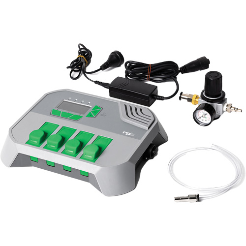 Moniteur de gaz GX4 avec cartouche CO de 5 ppm et ensemble d'adaptateur d'alimentation GTA Hardware Inc
