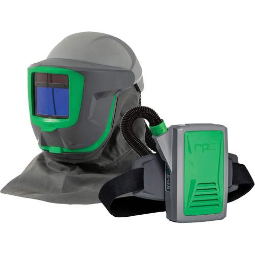 Z-Link+ syst&egrave;me APR motoris&eacute; avec cape &agrave; l'&eacute;paule & visi&egrave;re, Respirateur &agrave; masque/Masque de soudage GTA Hardware Inc