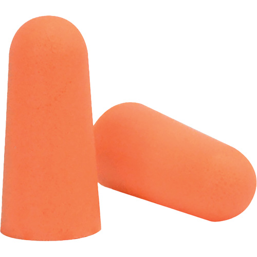 SEALTEC33 Orange Tapered PU Foam Disposable Earplugs, Bulk - B GTA Hardware Inc