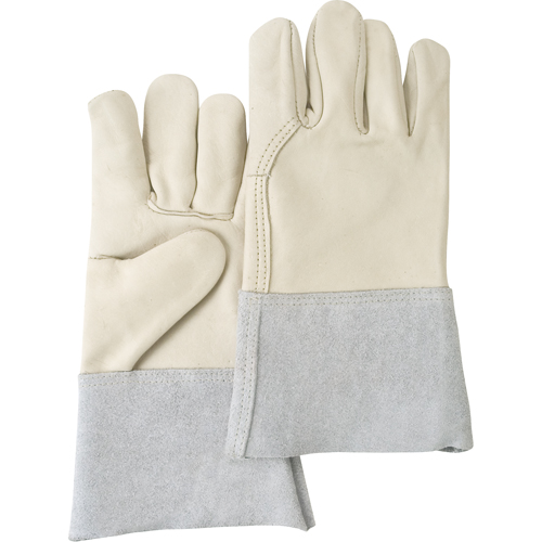 Standard-Duty Work Gloves, Large, Grain Cowhide Palm GTA Hardware Inc