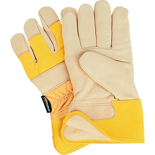 Gants d'ajusteur &agrave; chaleur sup&eacute;rieure de premi&egrave;re qualit&eacute;, Grand, Paume en Cuir fleur de vache, Doublure en Thinsulate GTA Hardware Inc
