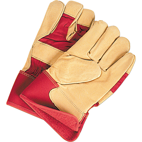 Gants d'ajusteur doubl&eacute;s pour l'hiver &agrave; chaleur sup&eacute;rieure, Grand, Paume en Cuir fleur de porc, Doublure en Thinsulate GTA Hardware Inc