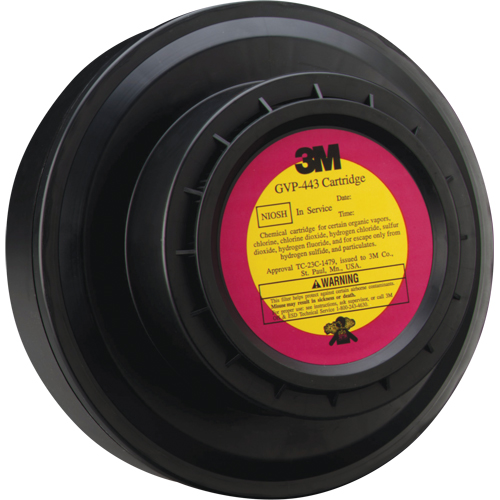 Powered Air Purifying Respirators (PAPR) Cartridge, Acid Gas/Organic Vapour, Pack of 1 GTA Hardware Inc