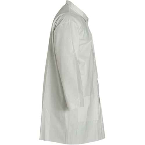 ProShield&reg; 60 Lab Coat, Microporous/Polypropylene, White, Medium GTA Hardware Inc