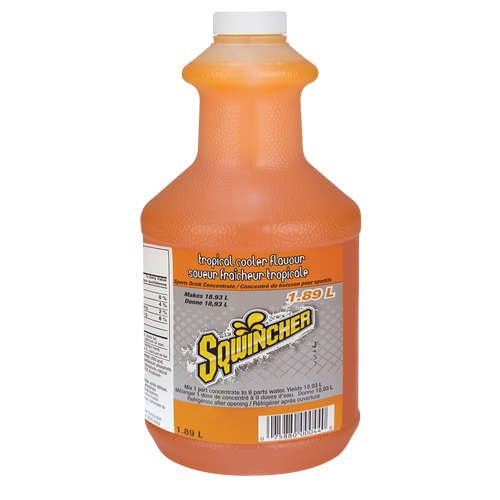 Sqwincher Boisson de r&eacute;hydratation, Concentr&eacute;, Fraîcheur tropicale GTA Hardware Inc