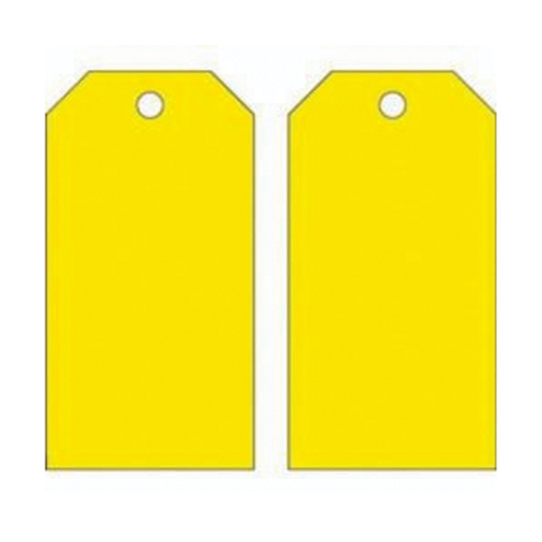 Blank Self-Laminating Accident Prevention Tags, Metal, 3" W x 5-3/4" H GTA Hardware Inc