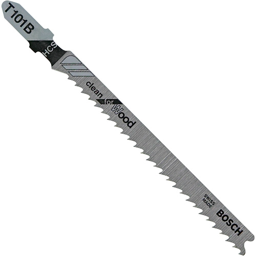 Lame de scie alternative pour la coupe du bois, Acier &agrave; haute teneur en carbone, Tige en T, 4" lo, 10 dents par pouce GTA Hardware Inc