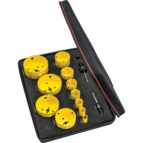 Trousse de scie cloche pour &eacute;lectricien, 14 morcea GTA Hardware Inc