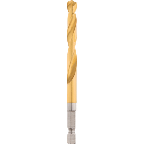 Shockwave Drill Bit, 5/16", Titanium, 2-39/64" Flute, 135° Point GTA Hardware Inc