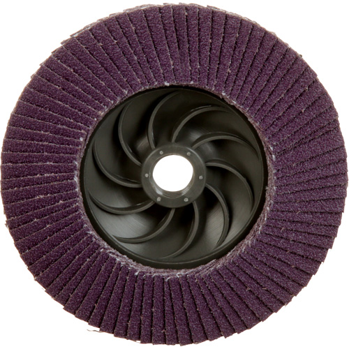 Disque &agrave; lamelles &agrave; changement rapide 769F, 4-1/2" x 5/8"-11, Type 29, Grain 80+, C&eacute;ramique GTA Hardware Inc