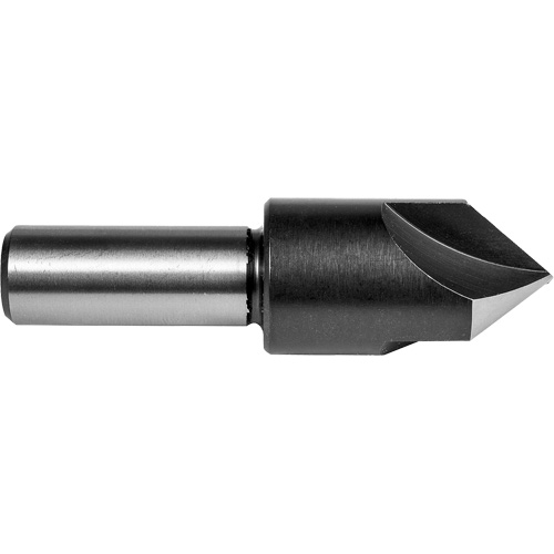 Fraise conique &agrave; centrer &agrave; 3 cannelures, 1/4", Cannelure Spirale, Acier rapide, Tige Droit GTA Hardware Inc