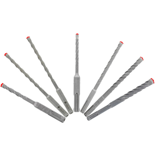 Rebar Demon SDS-Plus 4-Cutter Full Carbide Head Hammer Bit Set, 7 Pieces, Carbide GTA Hardware Inc