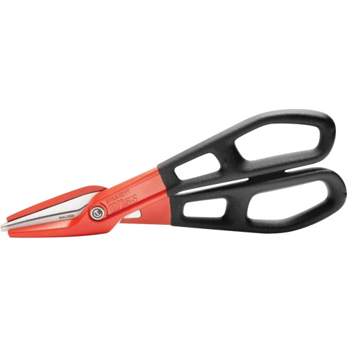 13" Serrated Aluminum Tinner Snip with Dipped Handle, 3" Cut Length, Straight Cut GTA Hardware Inc