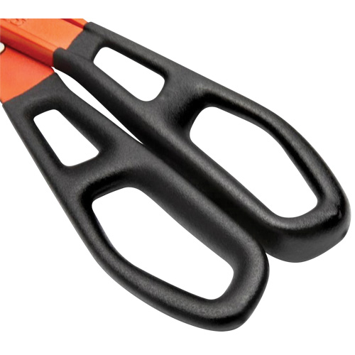 13" Serrated Aluminum Tinner Snip with Dipped Handle, 3" Cut Length, Straight Cut GTA Hardware Inc