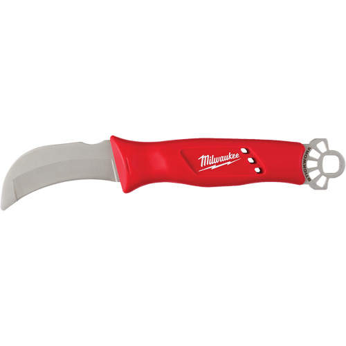 Linemans Blunt Tip Hawkbill Knife with STICKWORK 3-in-1 Ring GTA Hardware Inc