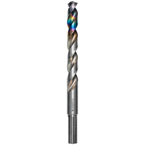 Metal Demon Drill Bit for Mild, Hardened and Stainless Steels, 25/64", 3-2/5" Flute, 130° Point GTA Hardware Inc