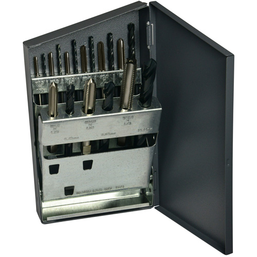 HTGP Metric Jobber Drill & Hand Tap Set, 18 Pieces GTA Hardware Inc
