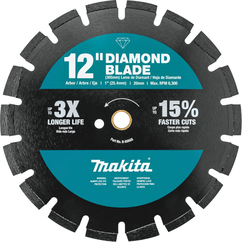 Lame de scie en diamant segment&eacute;e pour usage double GTA Hardware Inc