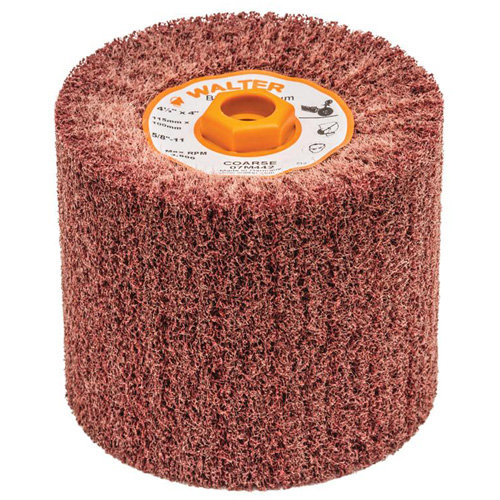 Tambour de conditionnement de surface Blendex, 4-1/2" dia. x 4" la, 5/8"-11 Arbre, Grain Cors&eacute; GTA Hardware Inc