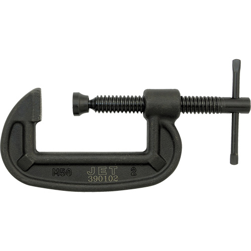 Heavy-Duty C-Clamp, 2" (50.8 mm) Capacity, 1" (25.4 mm) Throat Depth GTA Hardware Inc