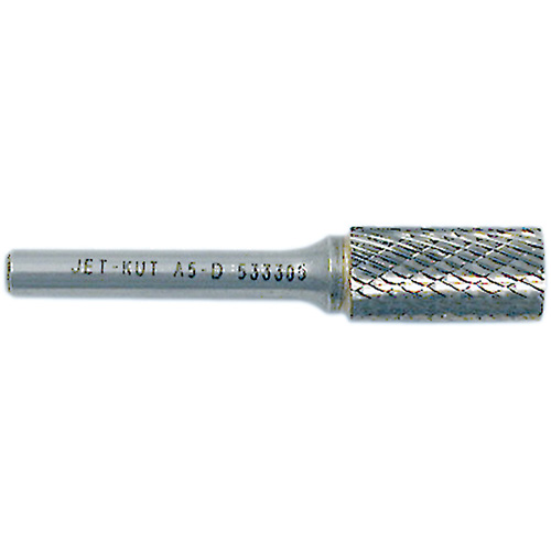 JET-KUT Cylindrical Shape Bur, 1/4" Dia., 1/4" Shank, 5/8" Depth of Cut GTA Hardware Inc