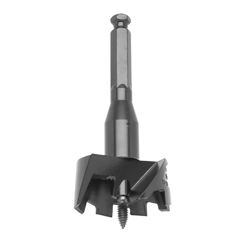 Heavy-Duty Standard Self-Feed Drill Bit, 2-1/8", 4-1/2" Length, 7/16" Hex Shank GTA Hardware Inc