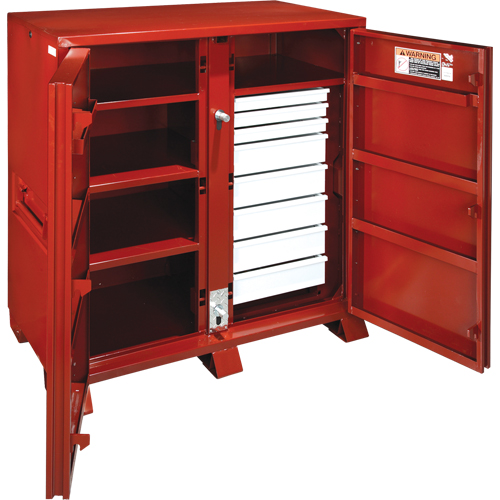 Drawer Cabinet, 60-1/8" W x 53-1/4" H x 30-1/4" D, 58.7 Cubic Feet Capacity GTA Hardware Inc