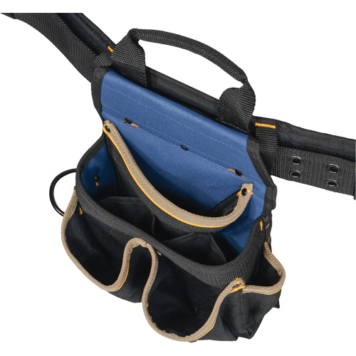 Combin&eacute;s de ceinture &agrave; outils &agrave; 20 pochettes, Polyester, Noir GTA Hardware Inc