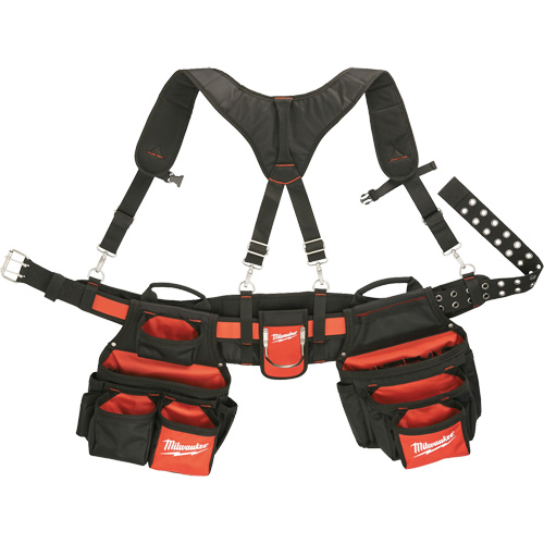 Ceinture de travail a/m&eacute;canisme de suspension pour entrepreneur, Nylon, Noir GTA Hardware Inc