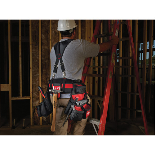 Ceinture de travail a/m&eacute;canisme de suspension pour entrepreneur, Nylon, Noir GTA Hardware Inc