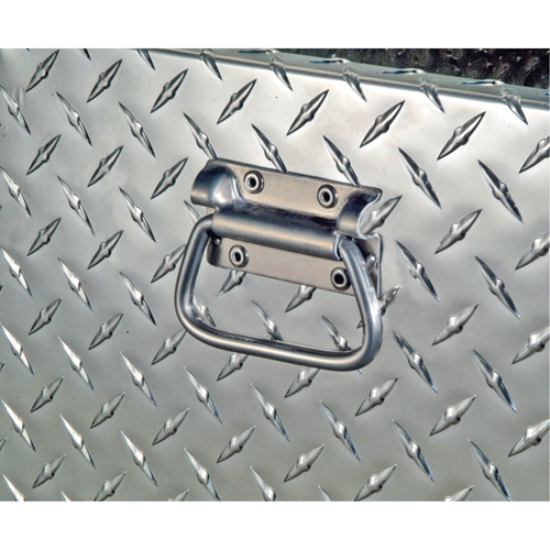 R&eacute;servoir de transfert pour carburant & coffre en aluminium, Aluminium, Capacit&eacute; 74 gal., Argent GTA Hardware Inc
