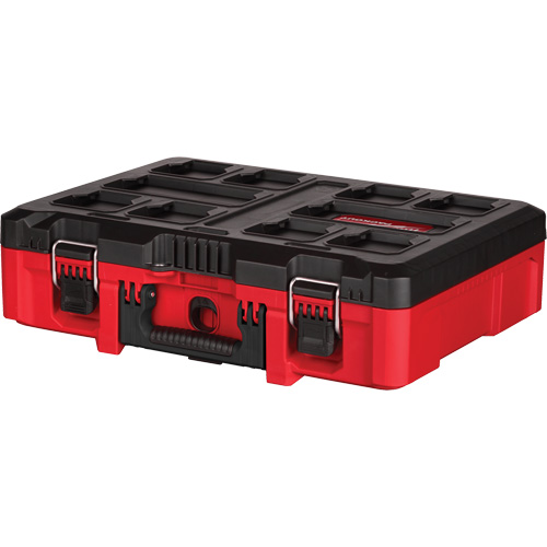 Coffre &agrave; outils avec partitions ajustables Packout, 20-7/10" x 15-1/5" x 6-1/5", Noir/Rouge GTA Hardware Inc