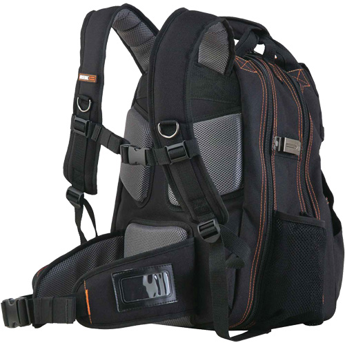 Arsenal&reg; 5843 Tool Backpack, 13-1/2" L x 8-1/2" W, Black, Polyester GTA Hardware Inc