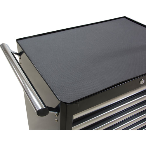 Chariot &agrave; outils industriel, 7 tiroirs, 27" la x 18-3/4" p x 39" h, Noir GTA Hardware Inc