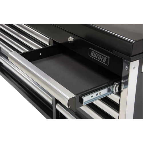 Coffre &agrave; outils industriel, 41" la, 10 tiroirs, Noir GTA Hardware Inc