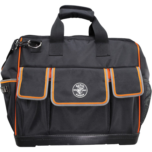 Sac &agrave; outils avec grande ouverture Tradesman Pro, Nylon balistique, 42 pochettes, Noir GTA Hardware Inc