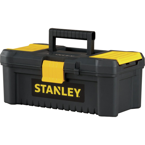 Essential&reg; Tool Box with Tray, 12-1/2" W x 7-3/8" D x 5-1/8" H, Black/Yellow GTA Hardware Inc