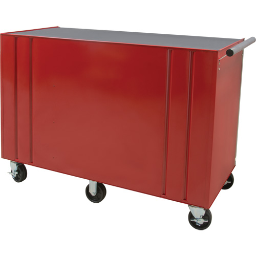 Industrial Tool Cart, 12 Drawers, 56" W x 24-1/2" D x 38-1/8" H, Red GTA Hardware Inc