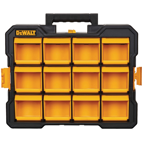 Organisateur Flip-Bin, 3-7/8" la x 17-3/4" p x 13-7/8" h, Noir/Jaune GTA Hardware Inc