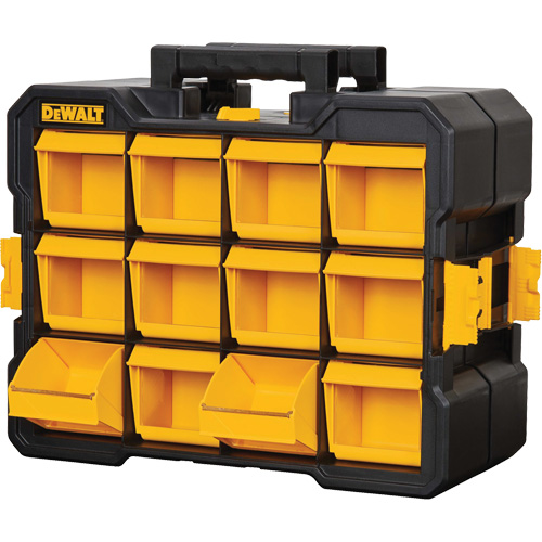 Organisateur Flip-Bin, 3-7/8" la x 17-3/4" p x 13-7/8" h, Noir/Jaune GTA Hardware Inc