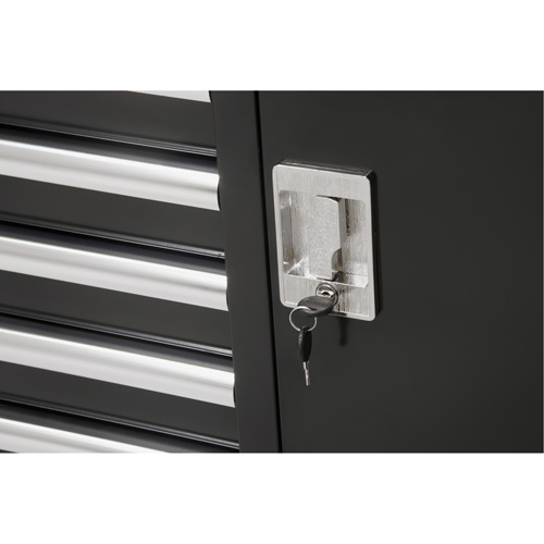 Chariot &agrave; outils industriel, 8 tiroirs, 44-3/10" la x 21-1/10" p x 36-7/10" h, Noir GTA Hardware Inc