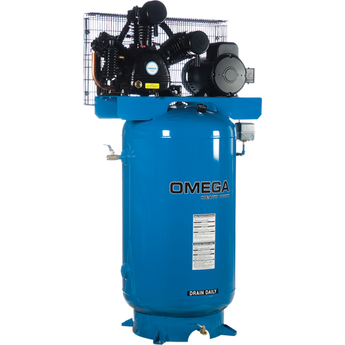 Industrial Series Air Compressors - Horizontal Compressor - Two Stages, 66.6 Gal. (80 US Gal) GTA Hardware Inc